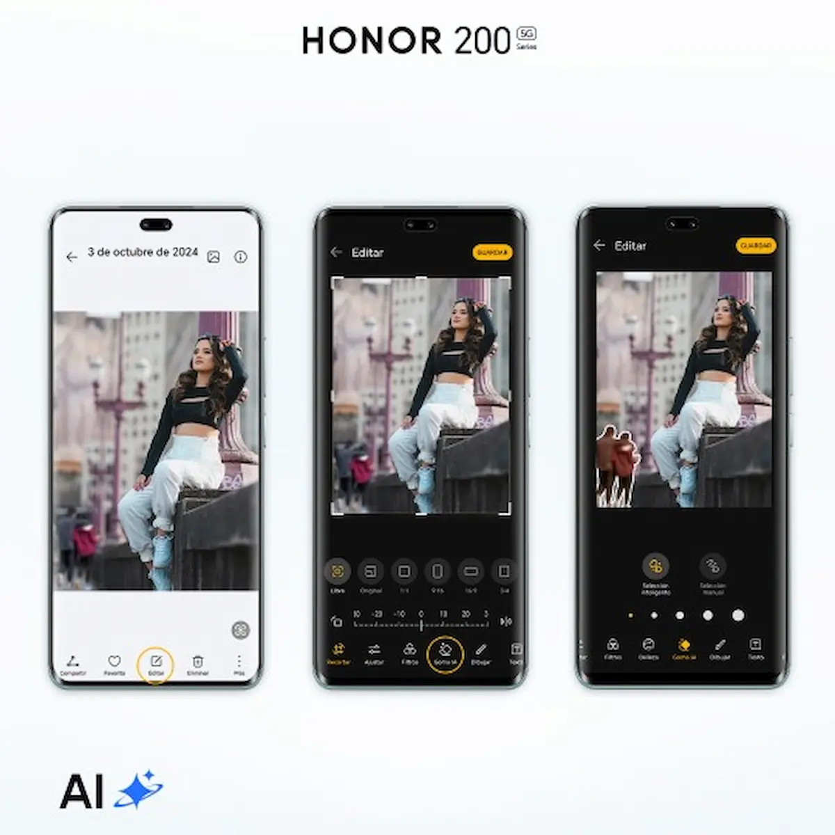 HONOR 200 Series fotos con IA