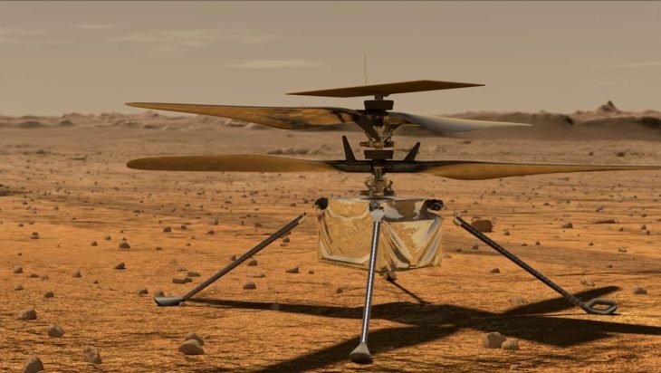 Ingenuity El primer helicóptero en volar exitosamente sobre la superficie de Marte