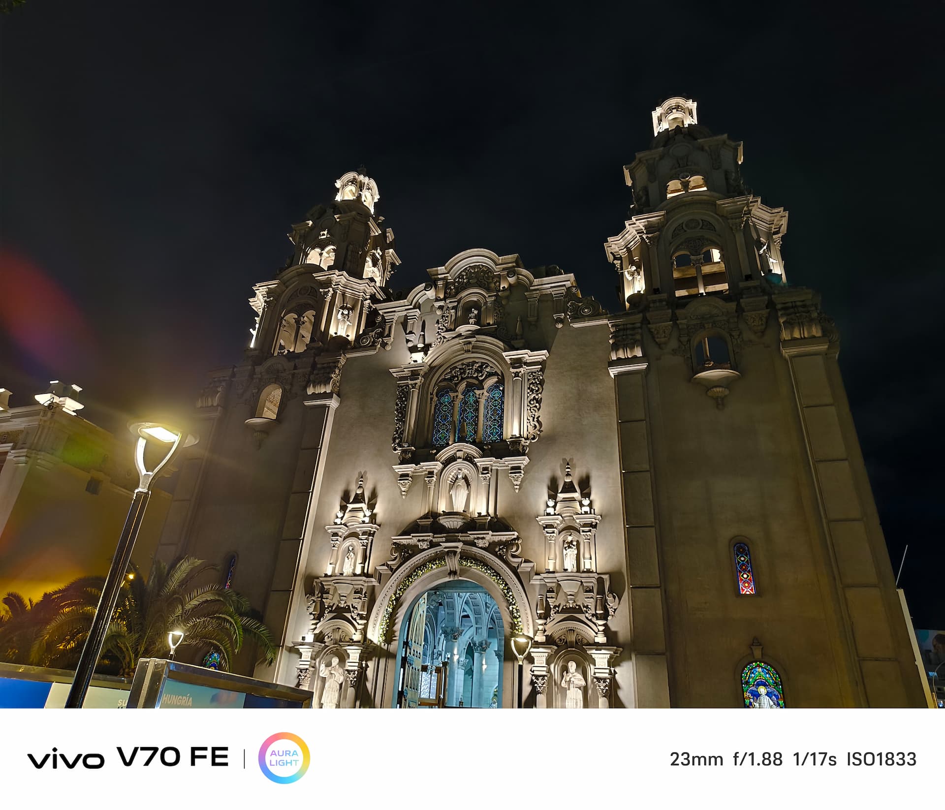 Reseña y análisis del vivo V70 FE: ¿vale la pena comprarlo? principal noche