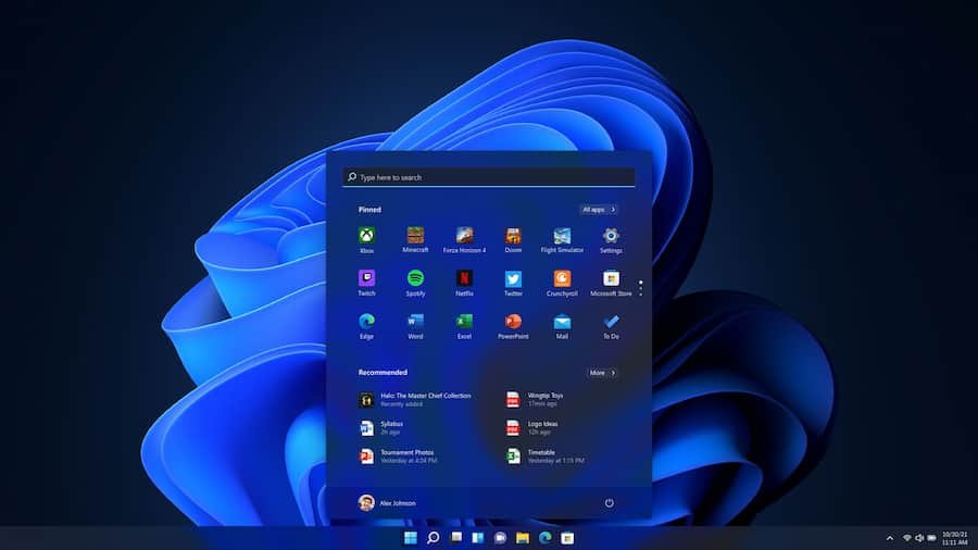 Windows 11 Conoce sus nuevas características, requisitos y fecha de lanzamientom menu